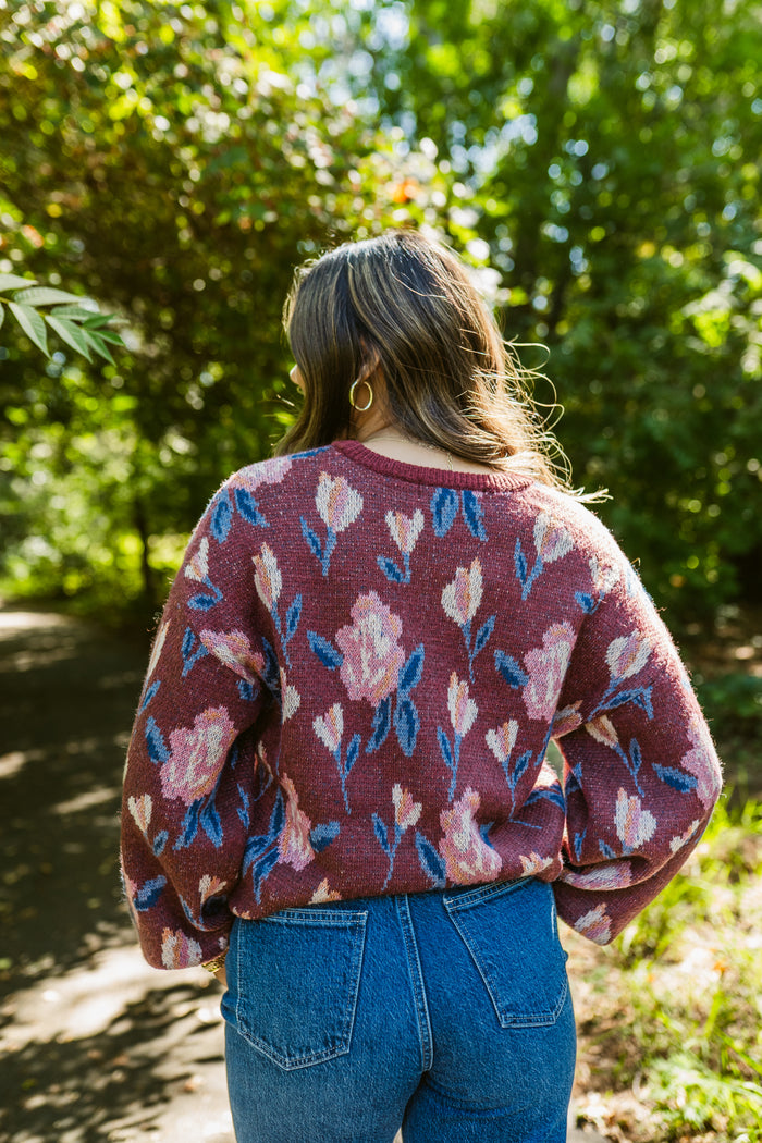Cottage Petals Sweater