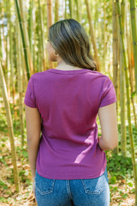 Nikki V-Neck Tee