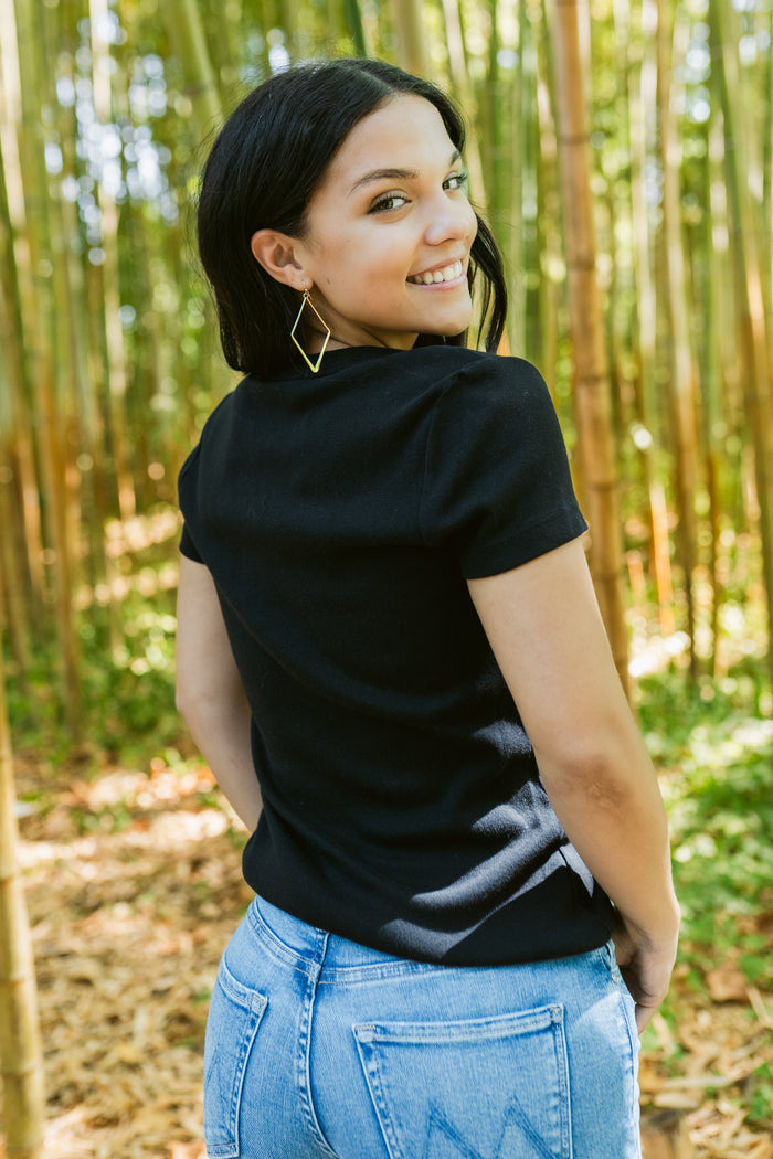 Nikki V-Neck Tee
