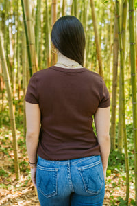 Nikki V-Neck Tee