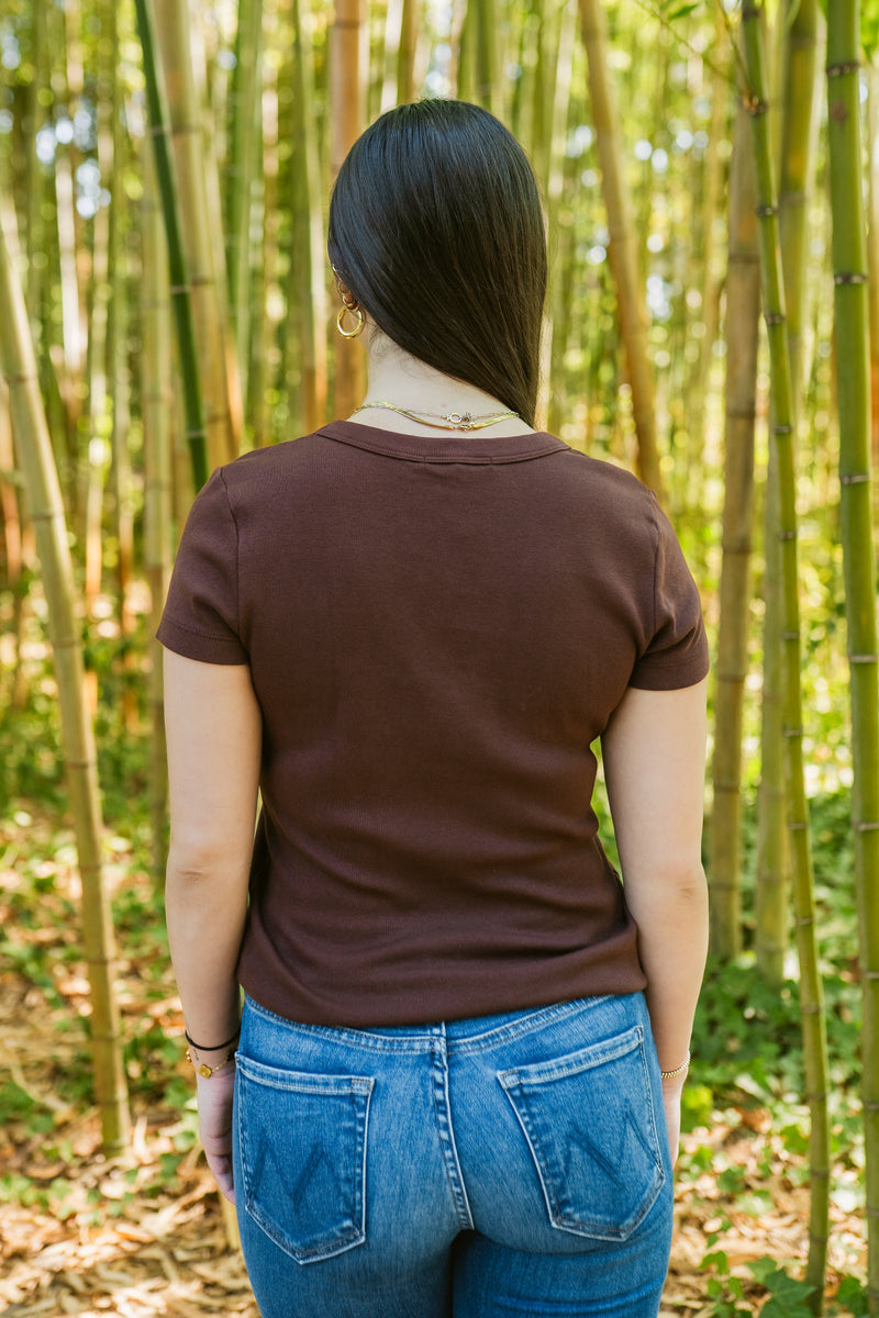 Nikki V-Neck Tee