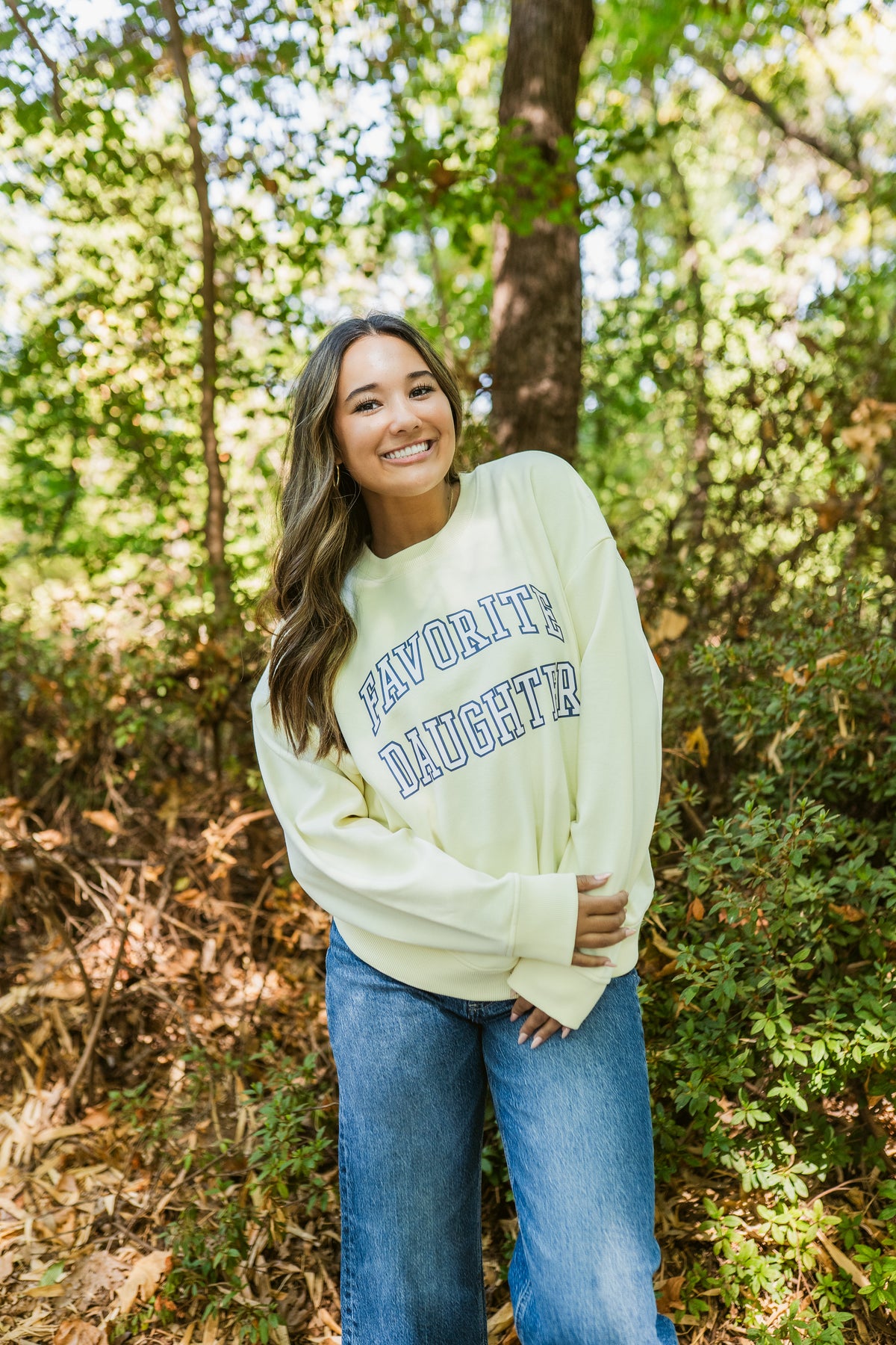 Favorite Daughter Oversized Collegiate Sweatshirt