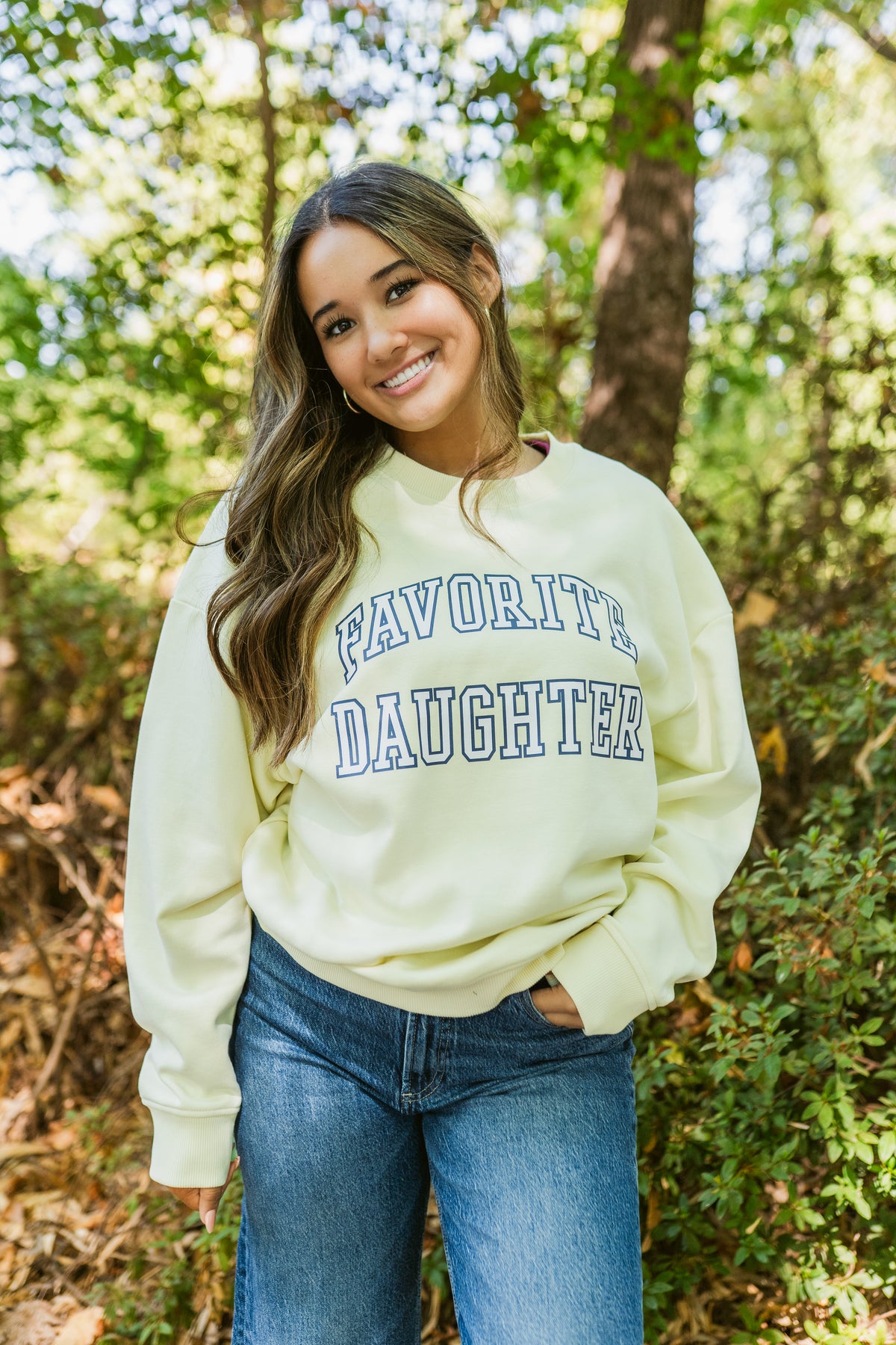 Favorite Daughter Oversized Collegiate Sweatshirt