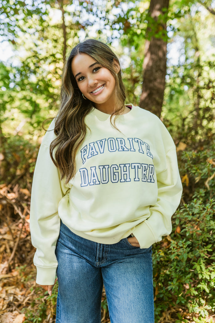 Favorite Daughter Oversized Collegiate Sweatshirt