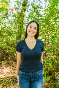 Nikki V-Neck Tee