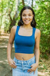 Clean Line Square Neck Top