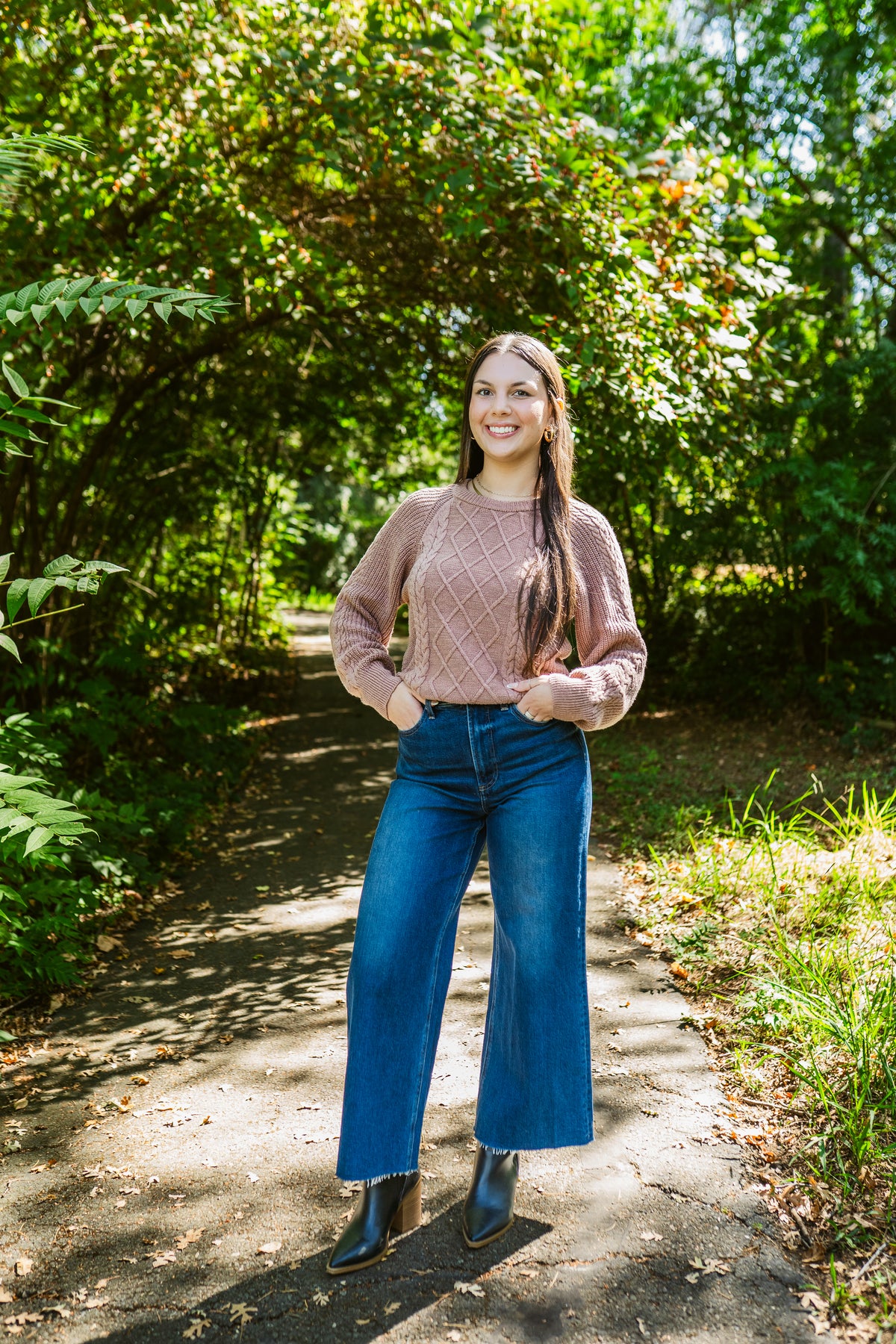 Lana Crop High Rise Ultra Wide Leg