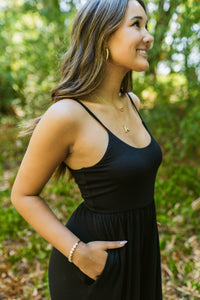 Spaghetti Strap Flare Fit Jumpsuit