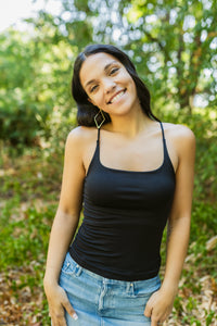 Niki's Clean Line Square Neck Cami