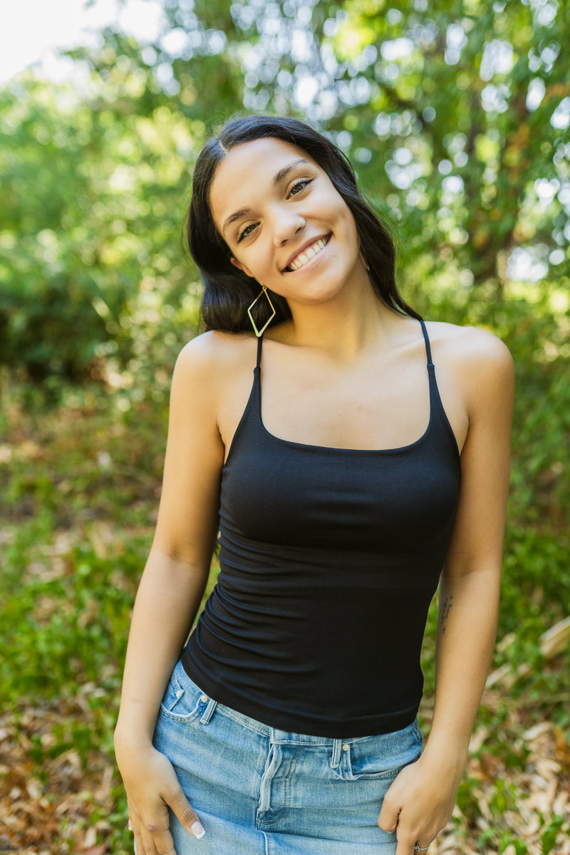 Niki's Clean Line Square Neck Cami