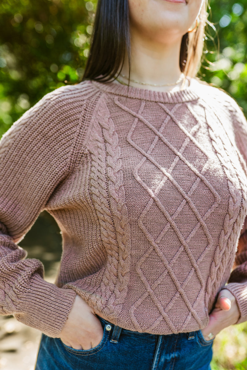 Nomad Cable Knit Popover Sweater