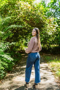 Lana Crop High Rise Ultra Wide Leg