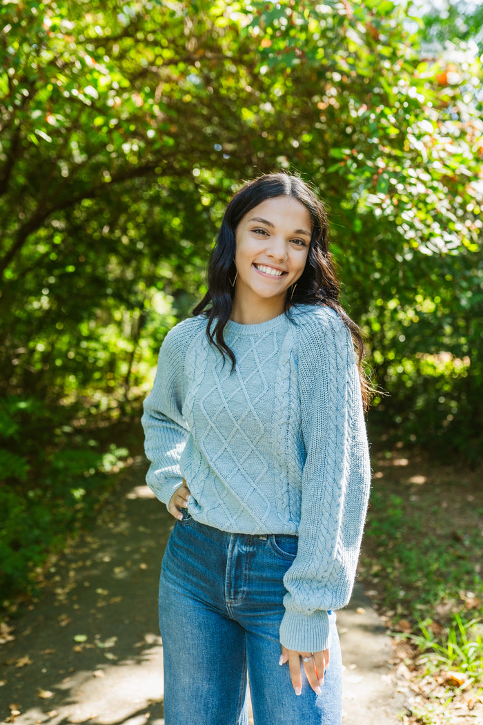 Nomad Cable Knit Popover Sweater