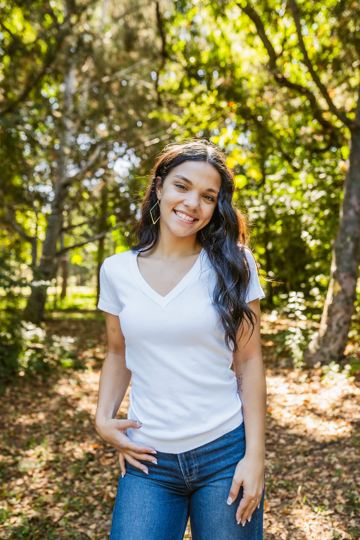 Nikki V-Neck Tee