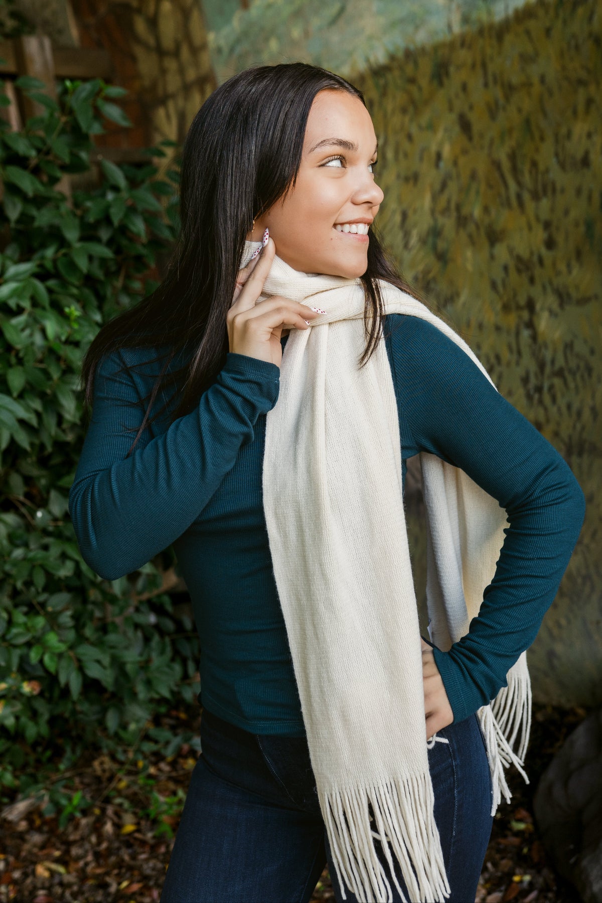 Finn Crew Neck Ribbed Long Sleeve