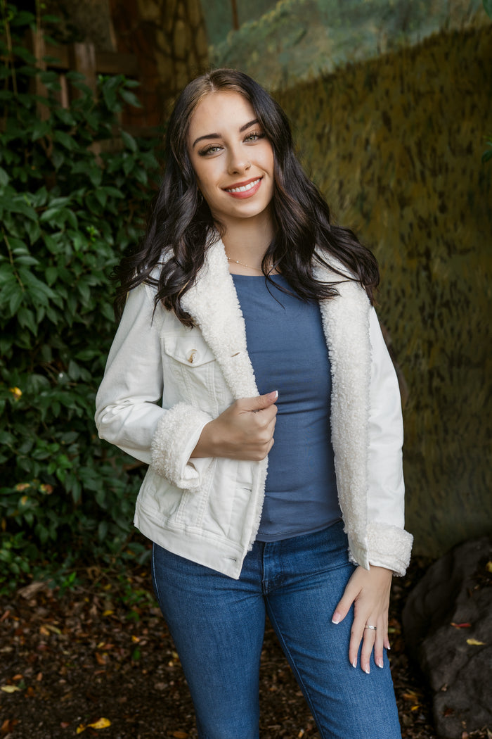 Snowfall Sherpa Lined Corduroy Jacket