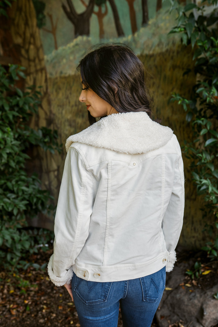 Snowfall Sherpa Lined Corduroy Jacket