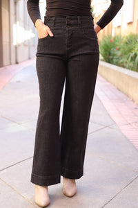 Rockville Stride Hi-Rise Wide Leg Crop