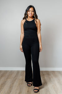 Euphoria Ribbed Flare Lounge Pants