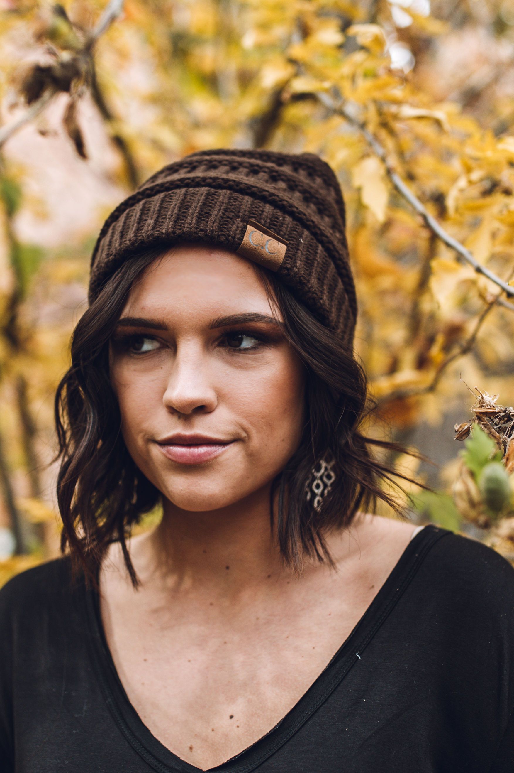 C.C. Fall Beanie- Cozy- Chunky Knit- Colorful/Neutral- Warm- Cute