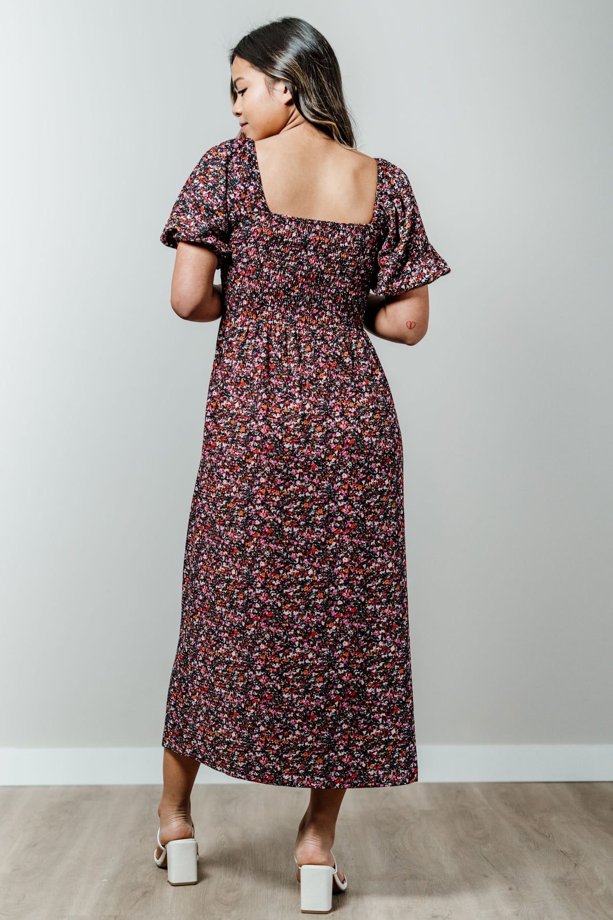 New Petite Sonoma Goods For Life® Printed Long Sleeve Dress - at