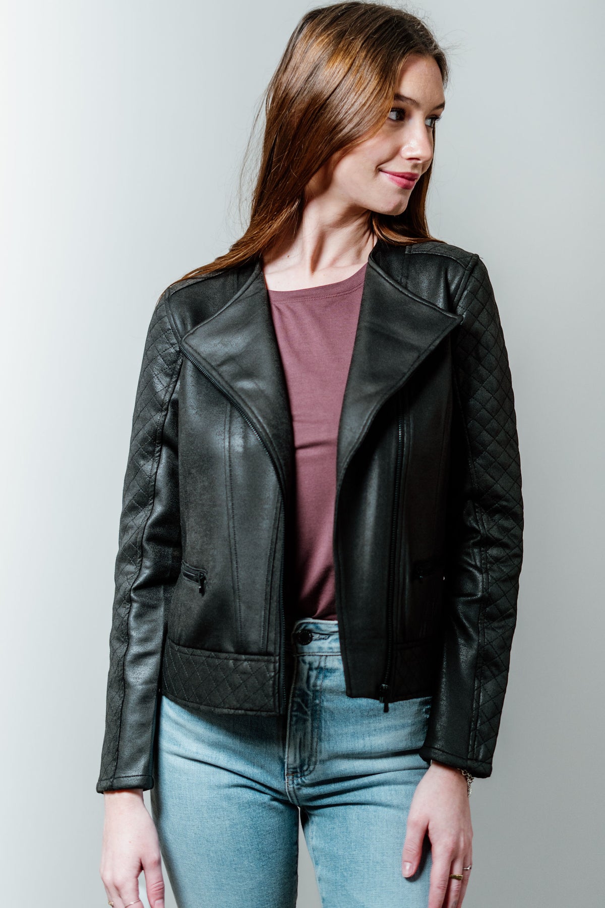 The Quilted Moto Jacket