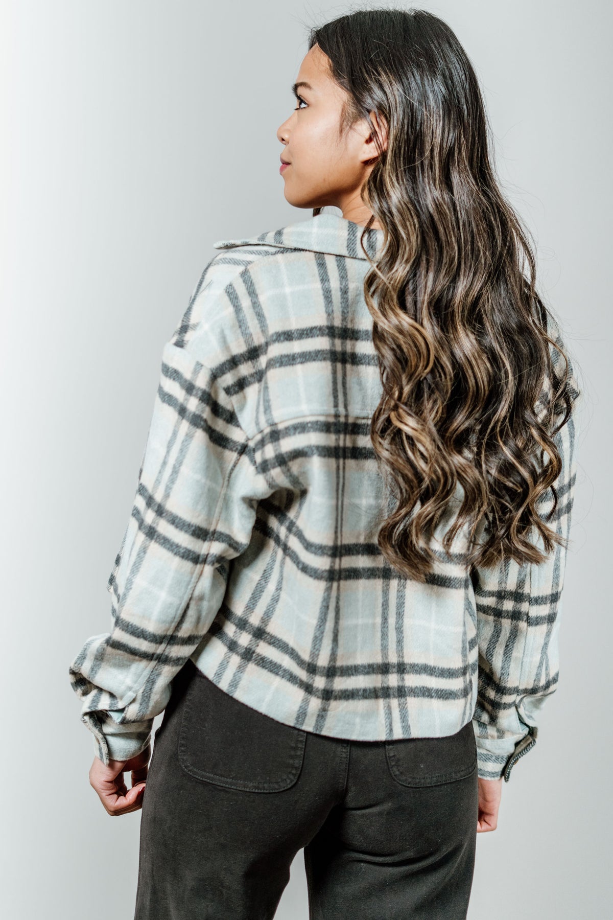 Clearance - High Desert Cropped Flannel