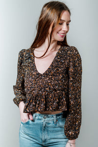 CLEARANCE Dark Poppy Blouse