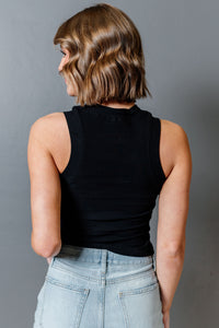 CLEARANCE - Ribbed High Neck Final Touch Tank