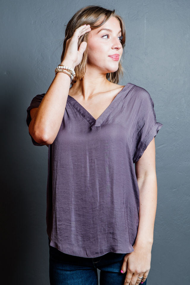 The Natasha V-Neck Blouse