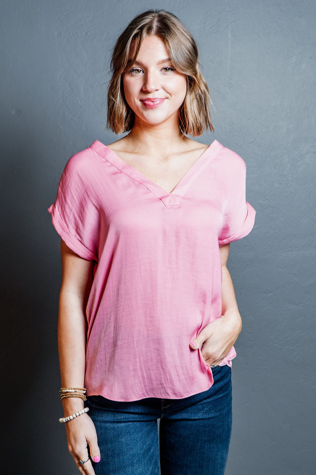 The Natasha V-Neck Blouse