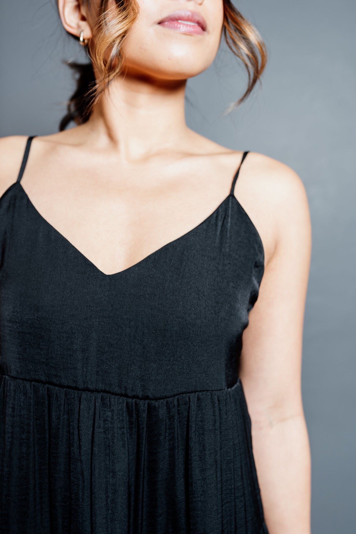 Strappy Mini Flare Tiered Dress For Elyse Strappy Mini Flare Tiered Dress For Elyse