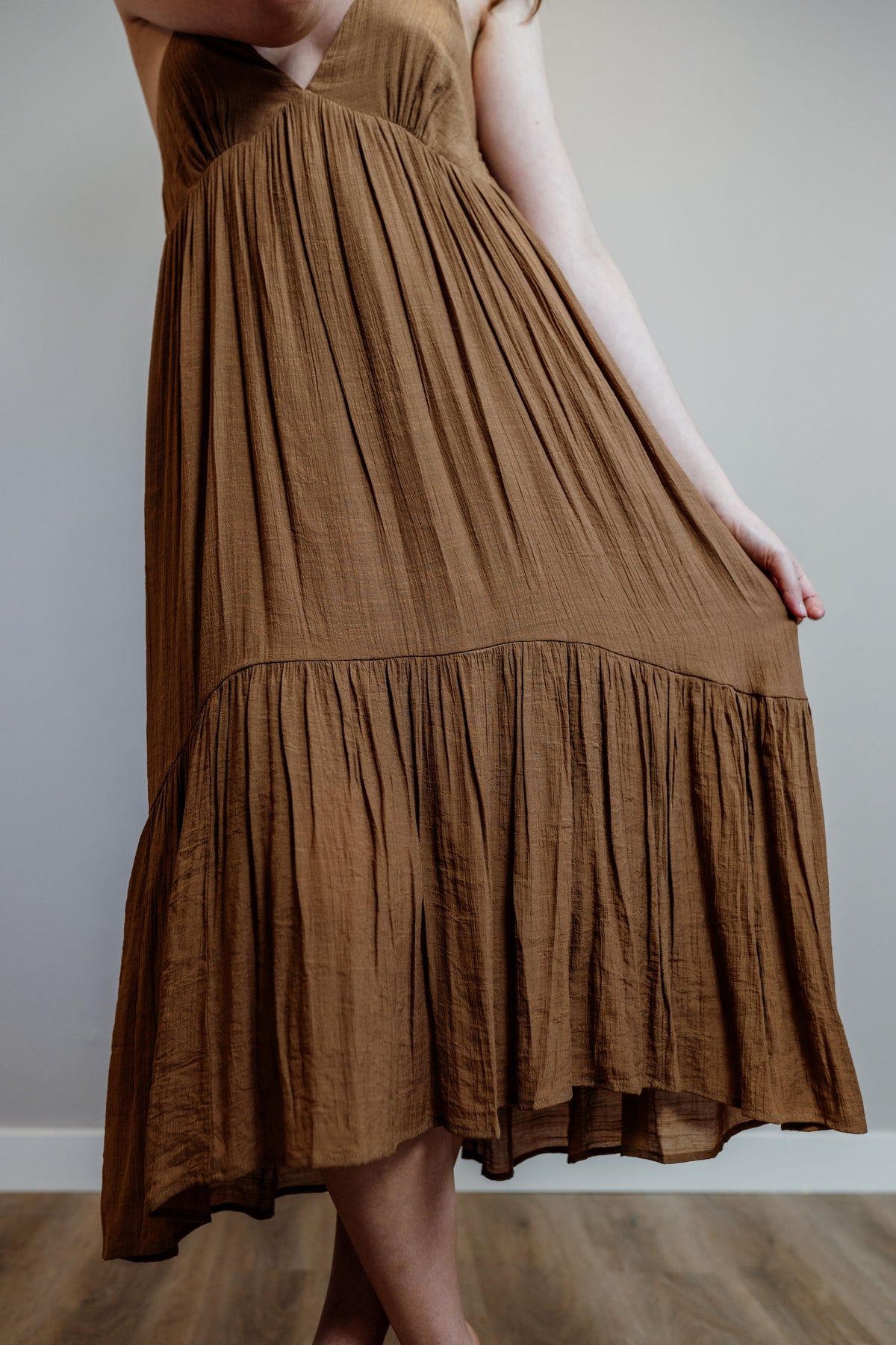 live linen dress Natural Private Retreat Linen Dress