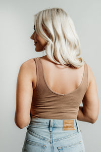 Reversible Scoop Crop Top