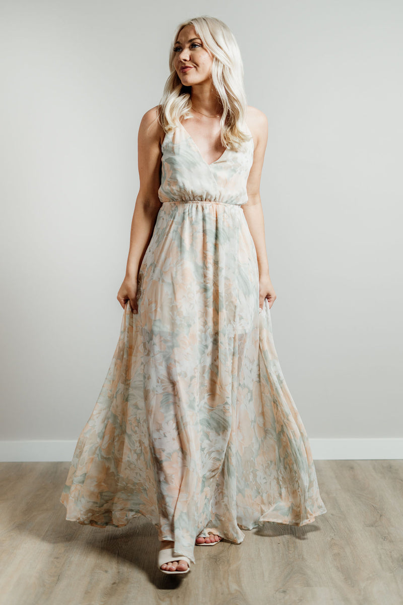 diva maxi dresses Diva Long Sleeve Maxi Gown - Black
