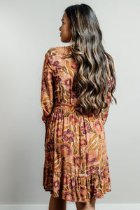 Upon the Harvest Wrap Dress