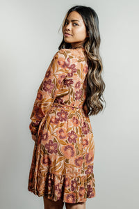 Upon the Harvest Wrap Dress