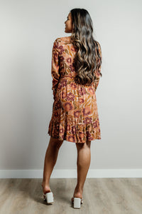 Upon the Harvest Wrap Dress