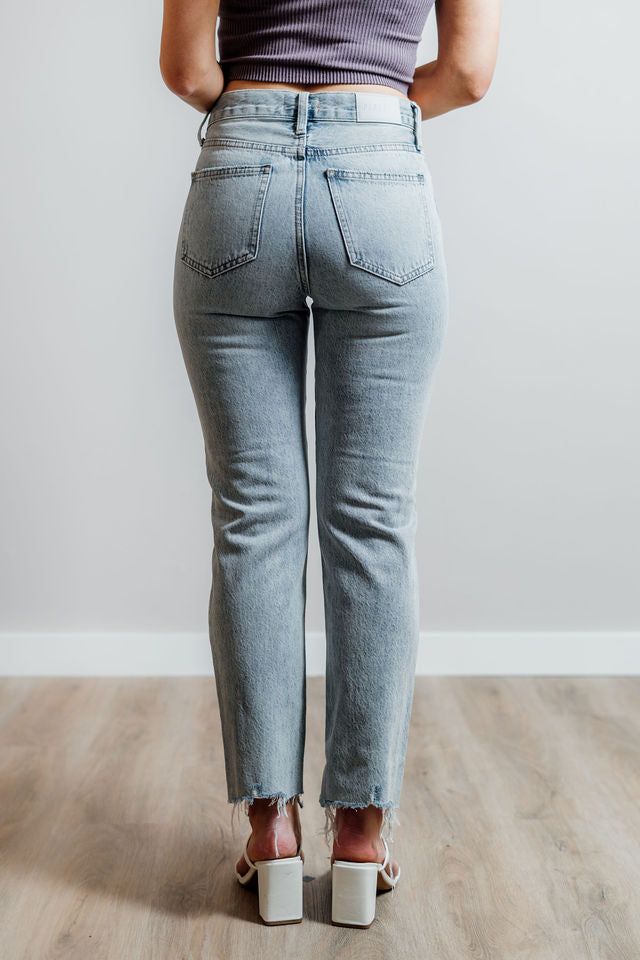Carly High Rise Straight Jeans