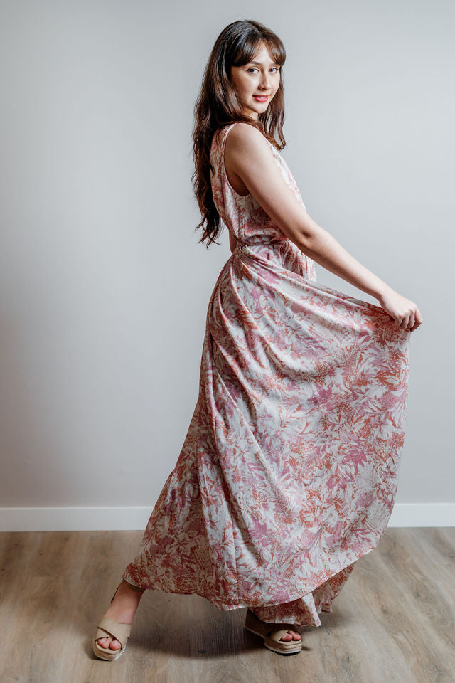 white christmas dresses Sunset Dinner in Figi Maxi Dress Small / Pink