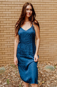 CLEARANCE- Mild to Wild Slip Dress